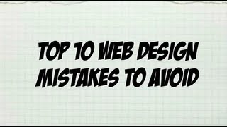 Top 10 Web Design Mistakes to Avoid