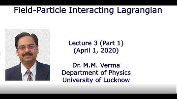 Classical Electrodynamics - Lecture3(part1) by Prof. MM Verma,Physics Department, Lucknow University