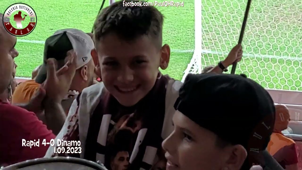 Cântece de galerie ( rep. 2 ) @ Rapid - Dinamo (4-0) 1.09.2023