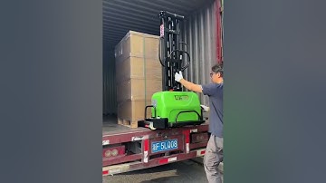Self loading portable forklift-Semi-electric stacker