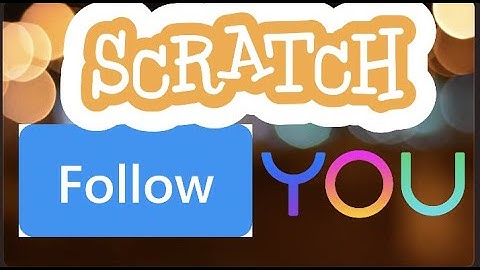 How to FOLLOW YOURSELF in Scratch!