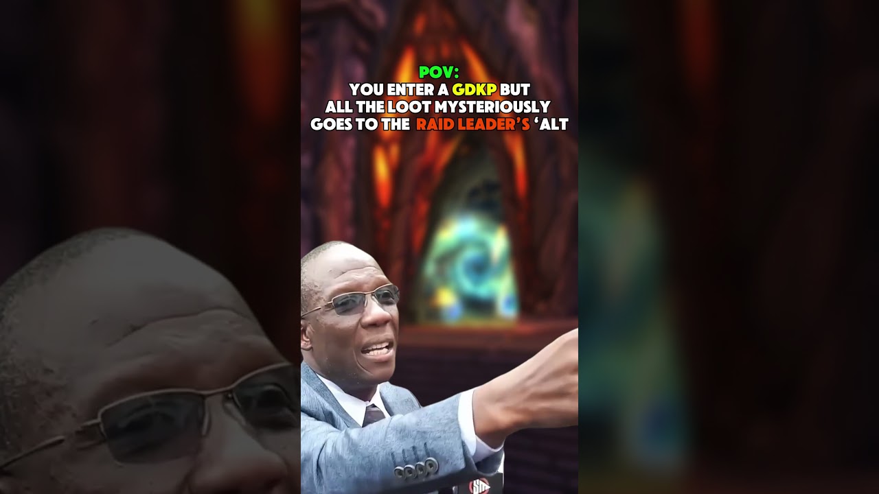 POV: You enter a shady GDKP