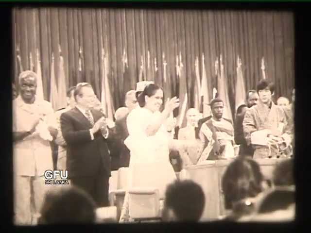 non aligned movement conference 1976 Colombo Sri Lanka - YouTube