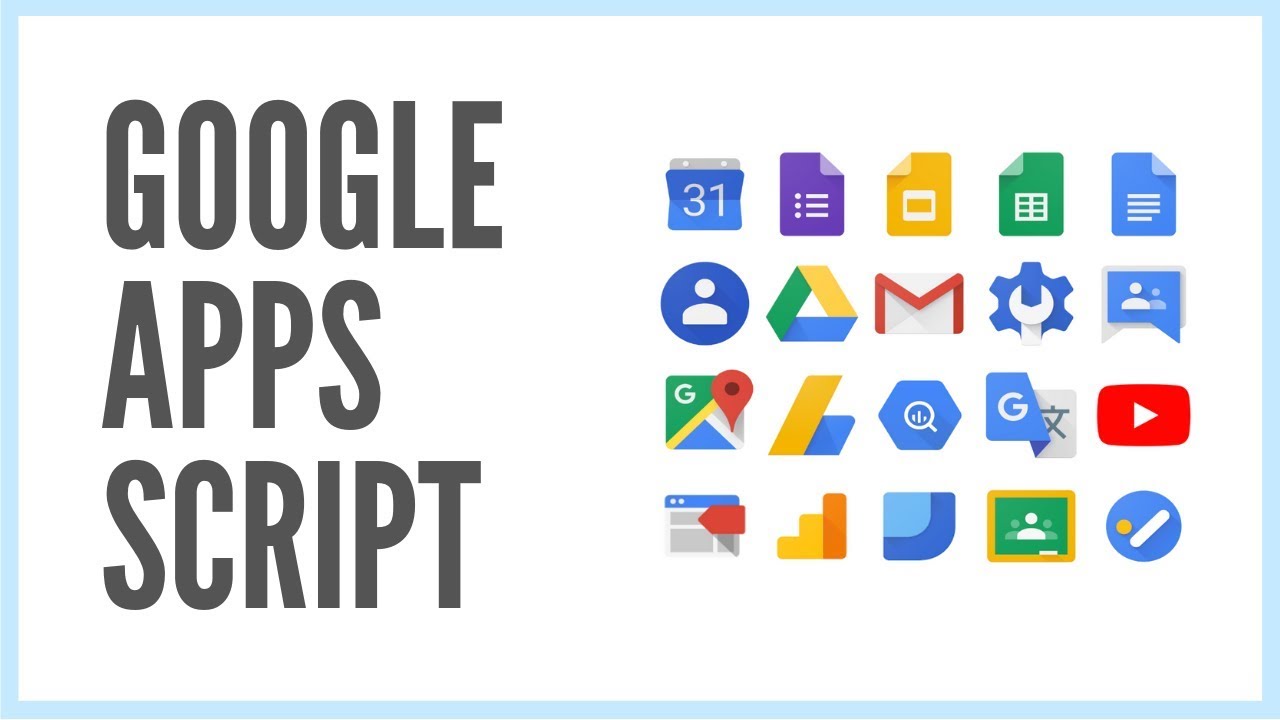 Google Apps Script - YouTube