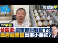 【CC完整版中集】台農老董：農業部叫我擔下來 政府如黑幫出事小弟扛？少康戰情室 20230914