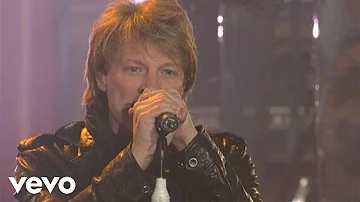 Bon Jovi - You Give Love A Bad Name (Live on Letterman)