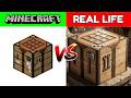 Minecraft VS Real Life – Crafting Table