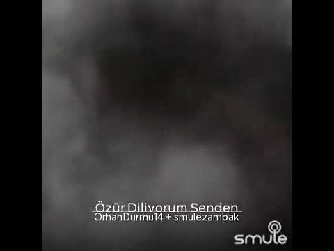 Özür diliyorum senden