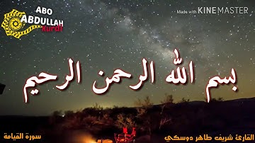 اجمل تلاوة لسورة القيامة بصوت خيالي  ملا شريف دوسكي