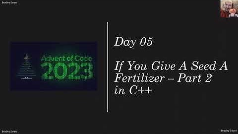 Advent of Code 2023 - Day 05 - Part 2 - If You Give A Seed A Fertilizer in C++