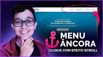 Como Criar um Menu Âncora com Efeito Scroll [ Elementor Gratuito ]