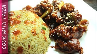 DRAGON CHICKEN RECIPE - اردو / हिंदी *COOK WITH FAIZA*