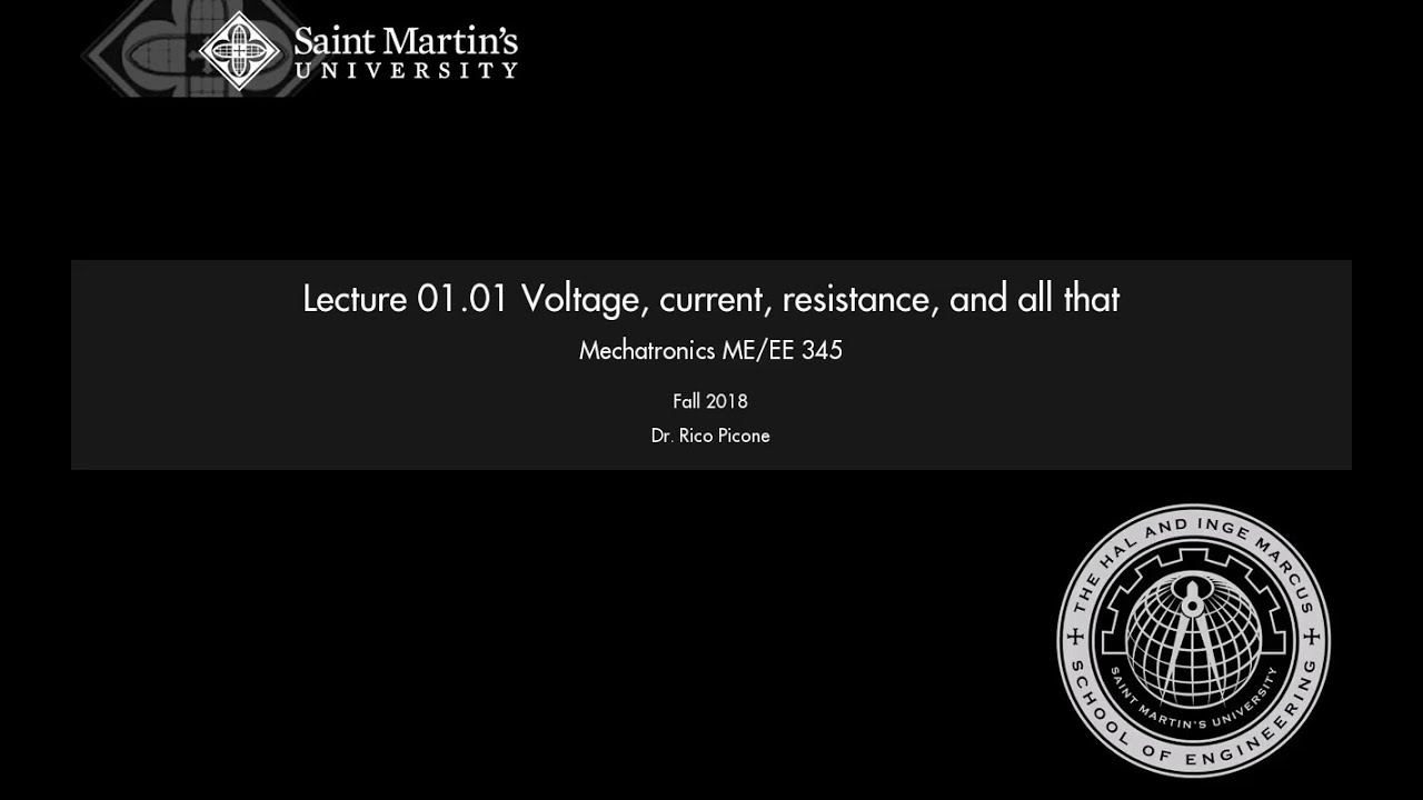01.01 Voltage, current, resistance, and all that
