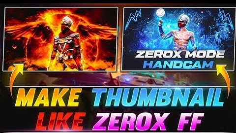 MAKE THUMBNAIL LIKE @Zerox FF l ZEROX FF 😱 KE JAISA THUMBNAIL KESE BNAYE l MT Tek