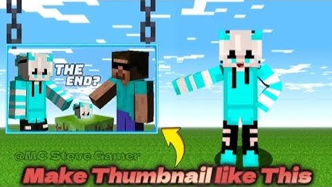 How To Make A Professional Minecraft Thumbnail in Android 🤯  @ProBoiz95