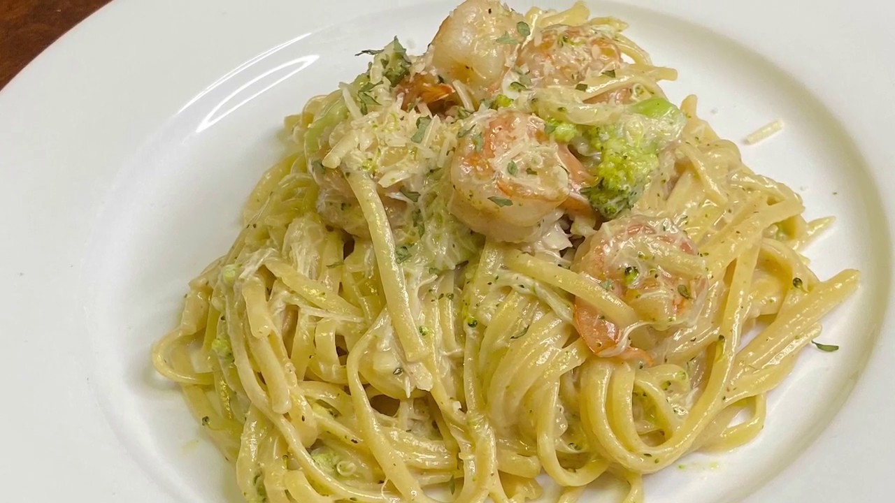 Seafood Alfredo - YouTube