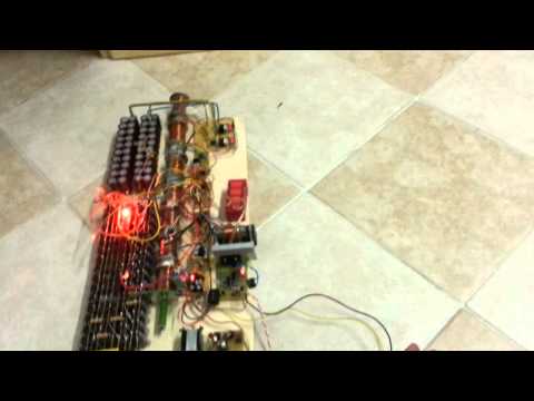 Multistage Coilgun firing 8 nails at once
