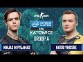 CS:GO - Natus Vincere vs. Ninjas in Pyjamas [Train] Map 2 - Group A - IEM Katowice 2020