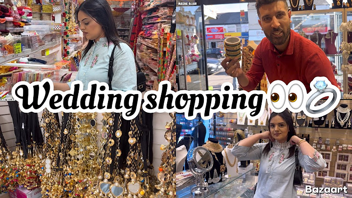 THE WEDDING SHOPPING BEGINS | TEYAARIYAN
