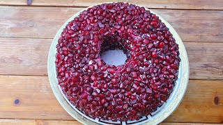 Delicious Pomegranate Bracelet Salad For Christmas Table