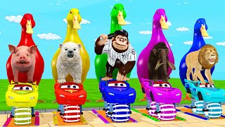 5 Giant Duck, Monkey, Piglet, chicken, dog, cat, bear, cow, Sheep, Transfiguration funny animal 2023