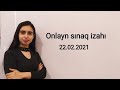 İngilis dili OnLayn Sınaq İmtahanının İzahı (22.02.21) - Türkan Məmmədli