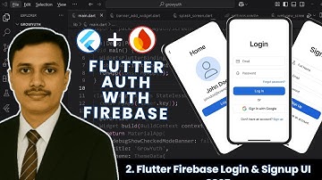🔥 Flutter Firebase Login & Signup UI 2025 | Part 2 | Build Auth Screens + Wrapper Like a Pro!