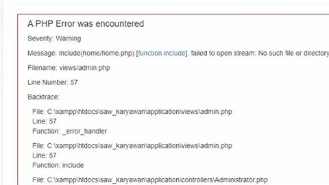 Tutorial menghilangkan error notice pada aplikasi SPK SAW Pemilihan karyawan terbaik
