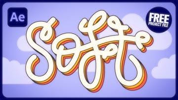 Bouncy Animated Kinetic Type | After Effects Tutorial