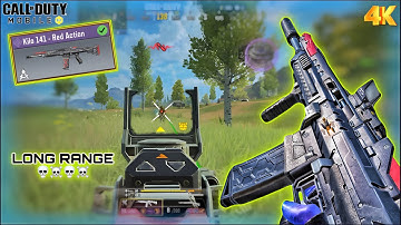 Kilo 141 🔥 FAST ADS + ZERO RECOIL = LONG RANGE BEAST! 😱 | CODM Gunsmith & Gameplay