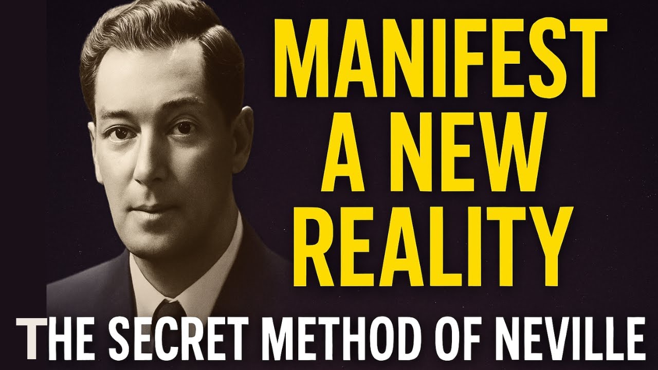 QUANTUM MANIFESTATION: How to create reality without forcing - Method that Neville used in secret