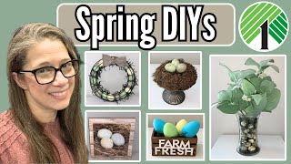 Dollar Tree Spring DIYs | DIY Spring Decor | Easy Farmhouse Spring Crafts