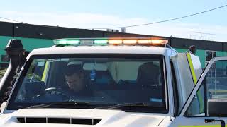 Led Warning Lightbar - Green Amber Resimi