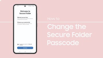 Change my Secure Folder Passcode