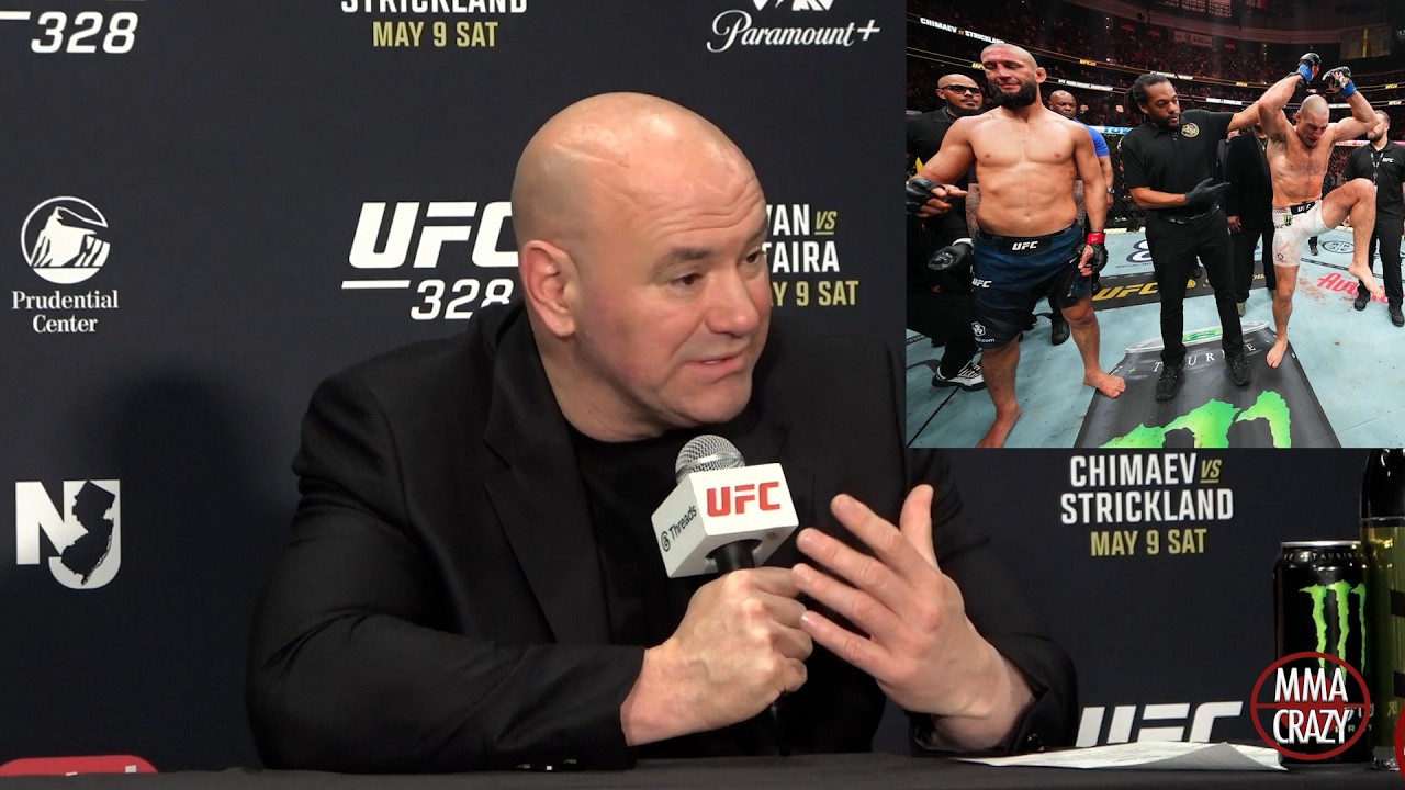 Dana White immediate Reaction to Sean Strickland defeating Khamzat Chimaev at UFC 328