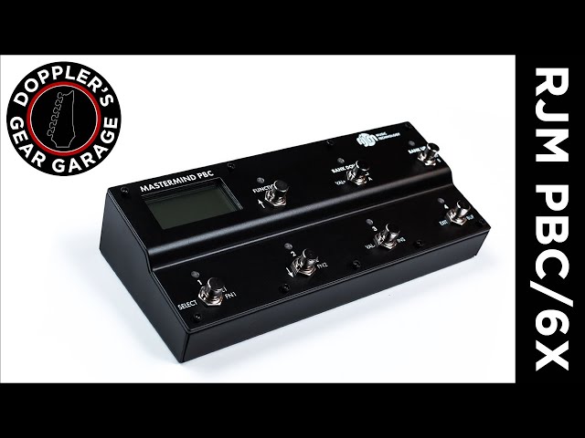 RJM Mastermind PBC/6X Pedalboard Controller // Official Launch