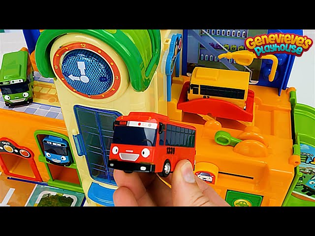 Best Learning Colors Video for Kids and Toddlers! Tayo the Little Bus Toys! class=