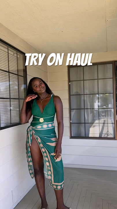 SHEIN swimwear try on haul 🤗 #sheinforall #tryonhaulshein #shorts