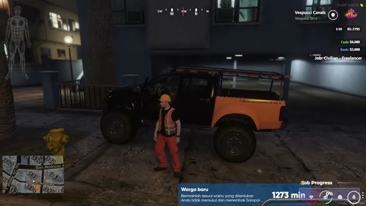 DAY 1 - IYoung Merantau di kota - GTA V ROLEPLAY #motionlife #motionliferp