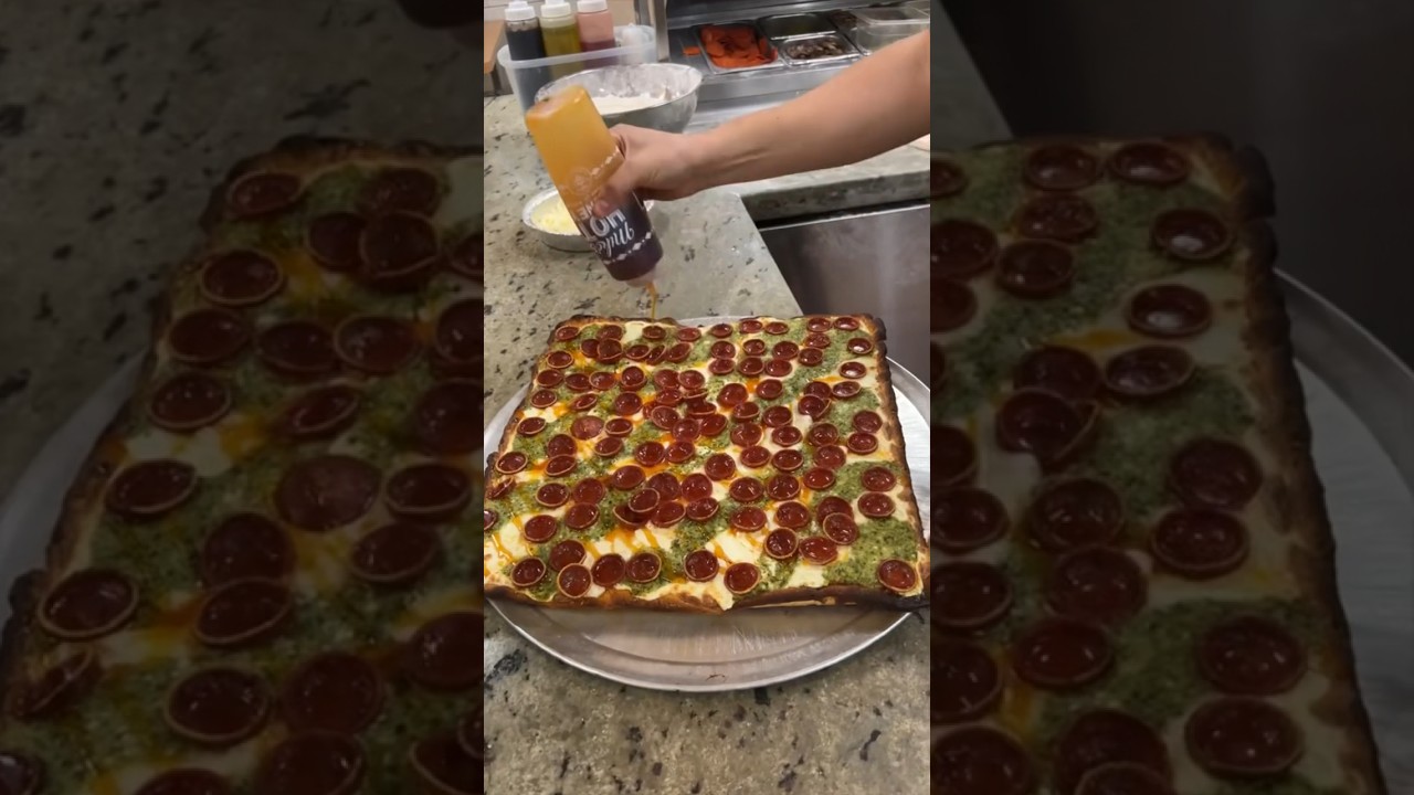 Part 1 of 2: FIVE of the most AGGRESSIVE PIZZAS to DEVOUR in New York City! 🍕🗽🤤 #DEVOURPOWER