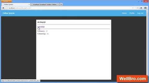 PHP Tutorial   Follow System Part