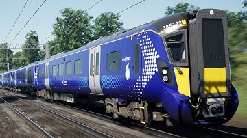 FIRST LOOK at ScotRail Express: Edinburgh to Glasgow with the Class 385 | Train Sim World 3