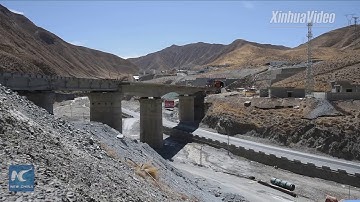 Changcaogou Bridge in NW China completes closure