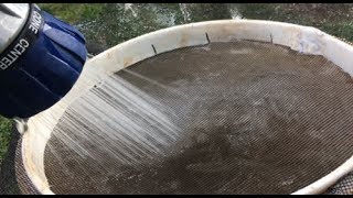 Two (2) minute classifier - Super Fast & Easy - DIY screen for gold, dirt, rock separation