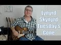 Lynyrd Skynyrd Tuesday's Gone (Beginner Guitar Solo Lesson with TAB)