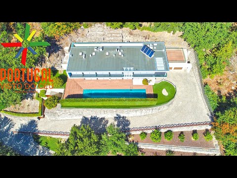 Cristiano Ronaldo⚽Gerês luxury mansion aerial view - 4K UltraHD