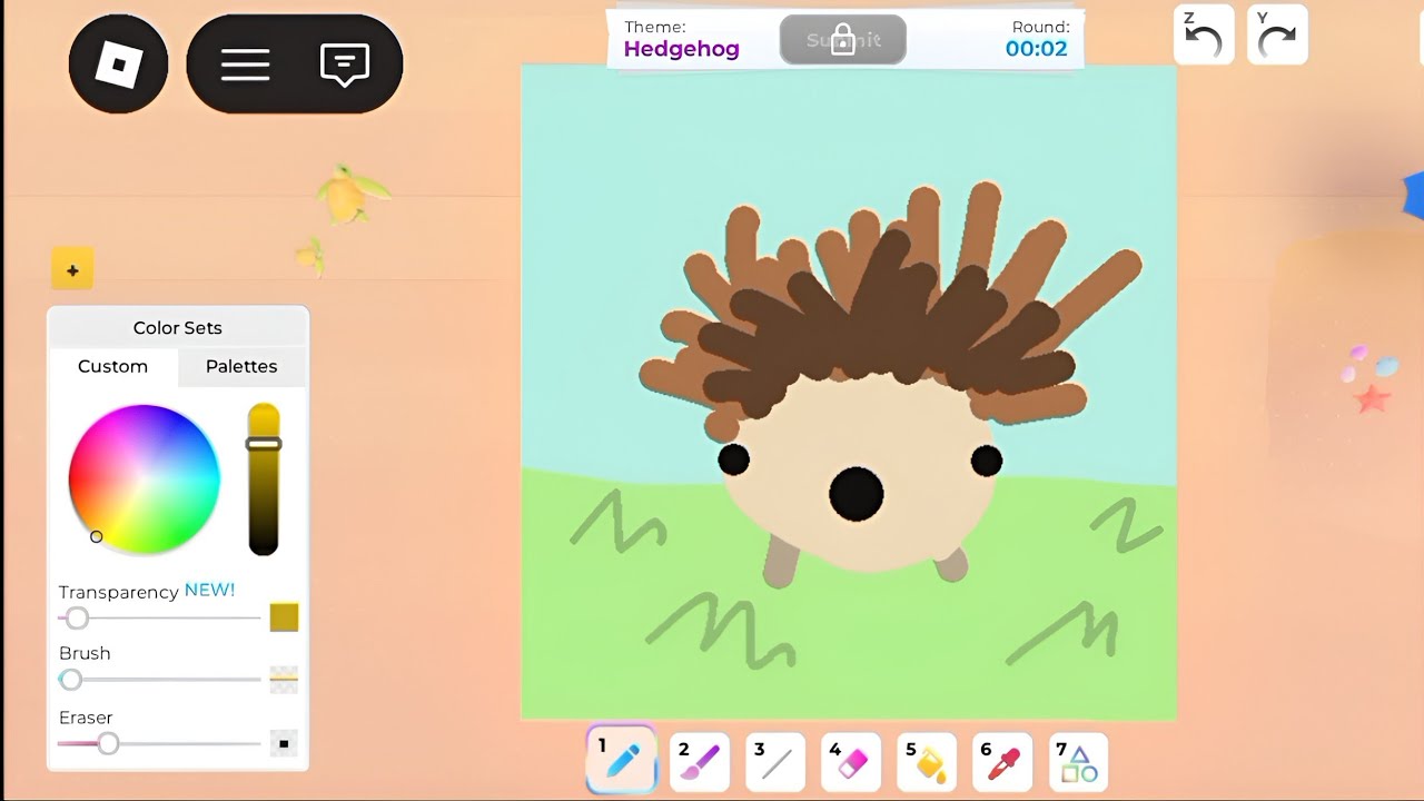 How a Noob Plays Speed Draw on Roblox