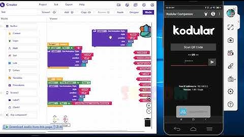 Kodular - Membuat "Label" ber animasi seperti loading