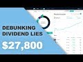 Debunking Dividend Lies, M1 Finance $27,800 portfolio | Ep. 2
