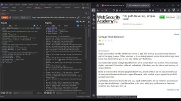 File path traversal, simple case|Portswigeer lab solved 